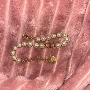 Christian Dior pearl bracelet